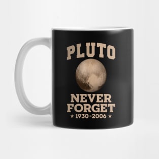 Pluto Never Forget 1930 - 2006 Mug